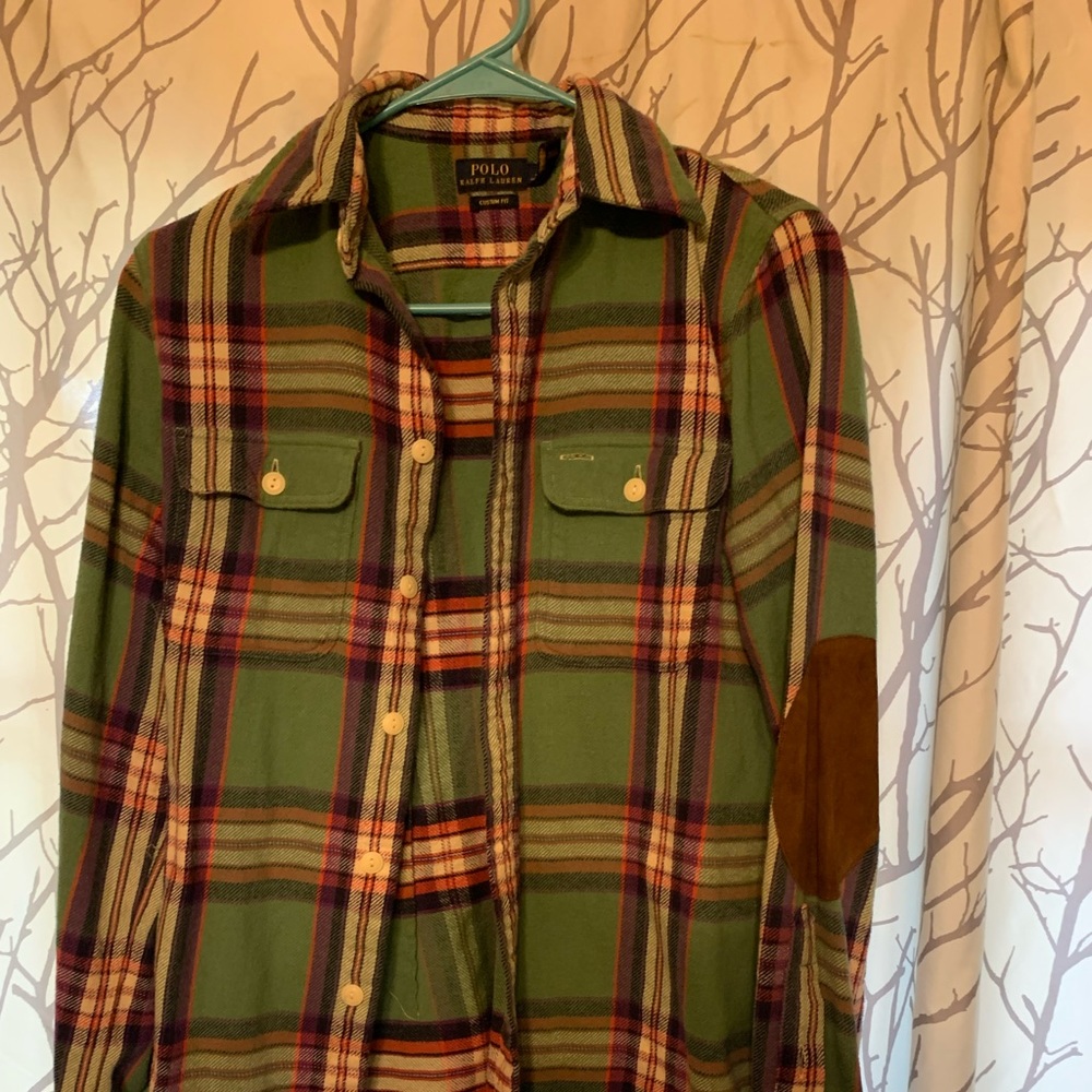 Polo by Ralph Lauren flannel with elbow patches
